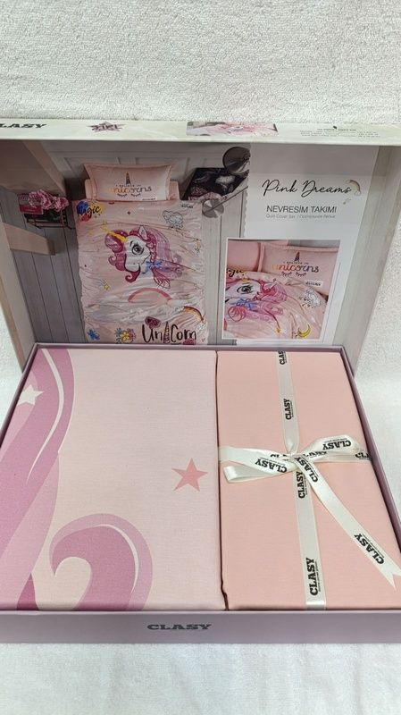 Полуторный комплект Clasy Pink Dreams Ранфорс главное фото