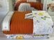 Літній Євро комплект з в&rsquo;язаним пледом Romeo Home Orange фото 1