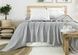 Літня постільна білизна з покривалом-піке Zebra Casa Nansy Grey