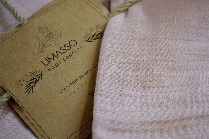 Євро комплект Limasso Esse Muslin Old Rose Варена Бавовна з Мусліном головне фото