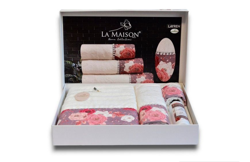 Подарочный набор полотенец с парфюмом La Maison Layren главное фото