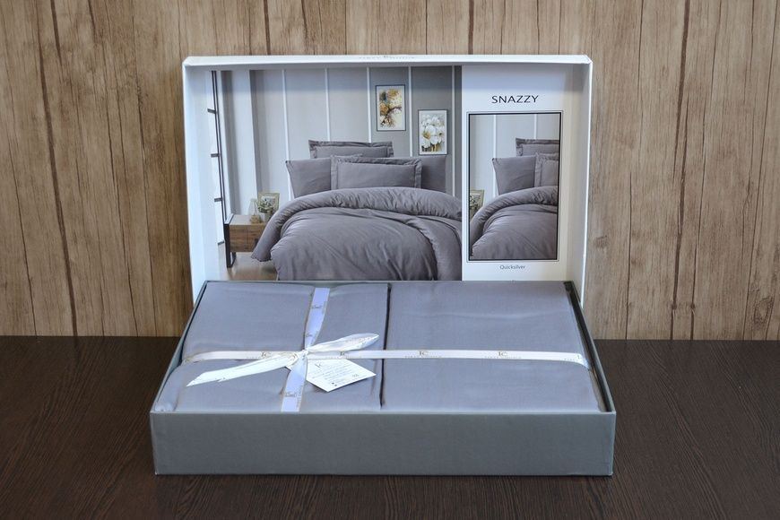 Євро комплект First Choice Snazzy Quick Silver 220 ТС Сатин головне фото