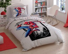 Детское/подростковое постельное белье TAC Disney - Spiderman Cloudy Ранфорс