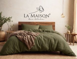 Євро комплект La Maison Mariella Green Muse Варена Бавовна головне фото