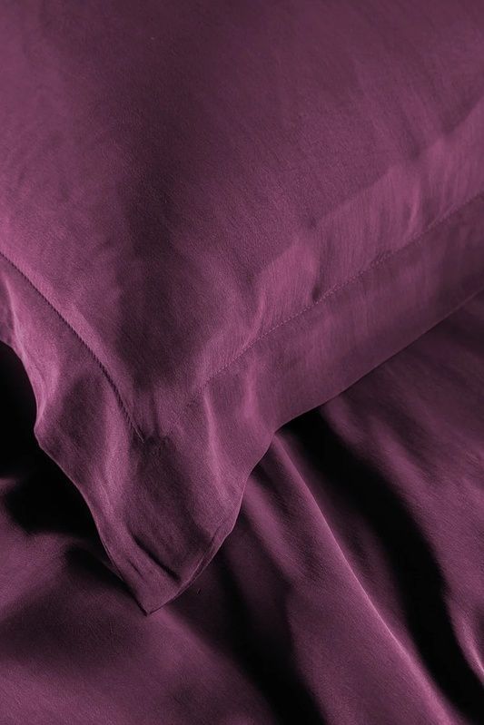 Євро комплект Issimo Home Jade Burgundy 500 TC Cupro (на замовлення) головне фото