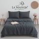 Євро комплект La Maison Mariella Charcoal Варена Бавовна фото 1