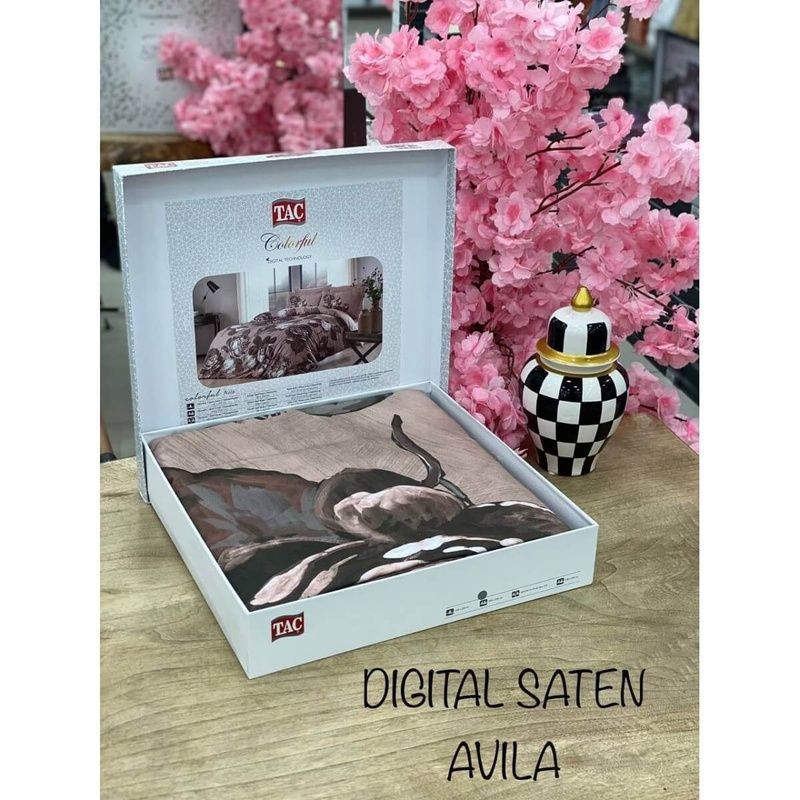 Євро комплект TAC Avila Dried Rose 220 ТС Сатин-Digital головне фото
