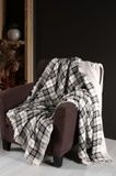 Плед хлопковый Plaid Black 220х240 см. главное фото