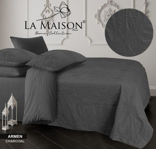 Евро комплект La Maison Armen Charcoal Вареный Хлопок главное фото