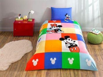 Підлітковий комплект Disney TAC Minnie&Mickey Ранфорс / простирадло на резинці головне фото