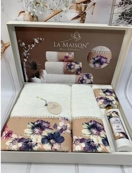 Подарочный набор полотенец с парфюмом La Maison Goldy главное фото