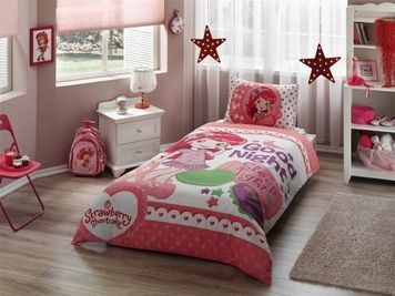 Підлітковий комплект Disney TAC Strawberry Shortcake Good Night Ранфорс / простирадло на резинці головне фото