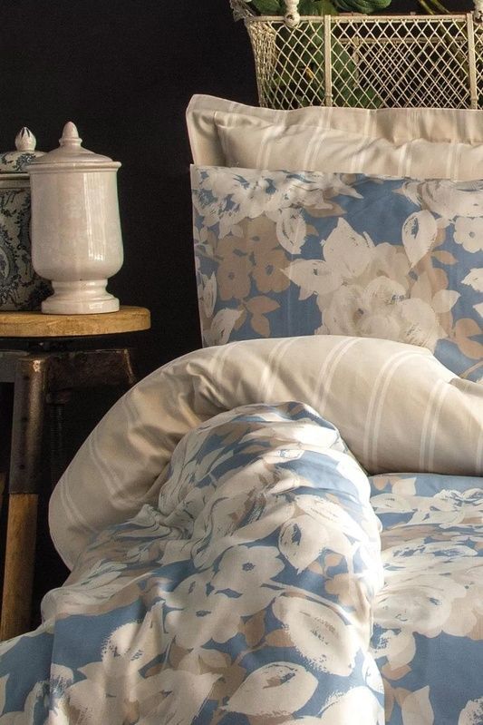 Євро комплект - Issimo Home Deco Rose Сатин Преміум головне фото