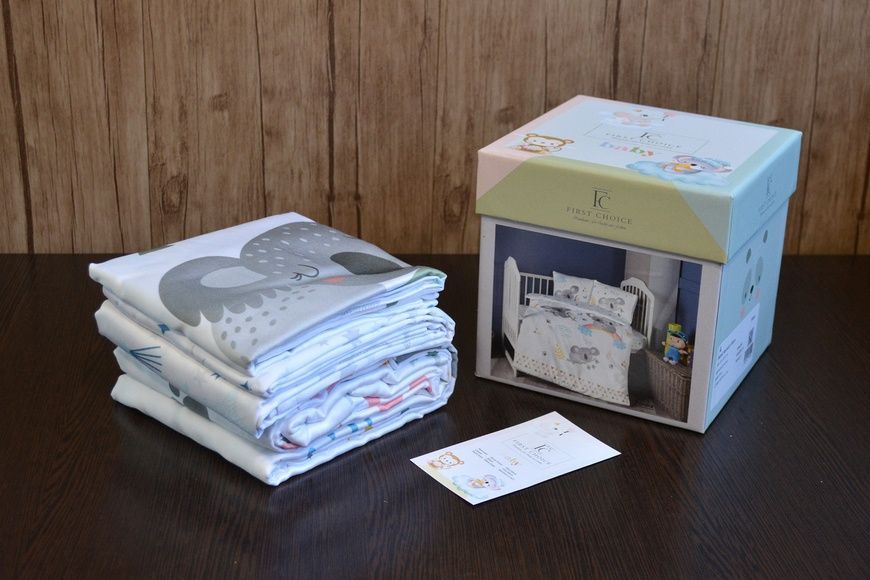 Комплект постельного белья для новорожденных First Choice - Koala Сатин главное фото