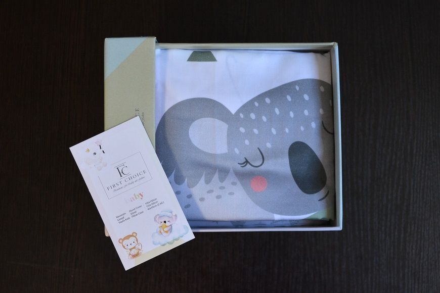 Комплект постельного белья для новорожденных First Choice - Koala Сатин главное фото