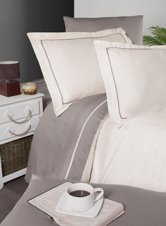 Євро комплект First Choice Serenity Ivory Mink 250 ТС Сатин Делюкс головне фото