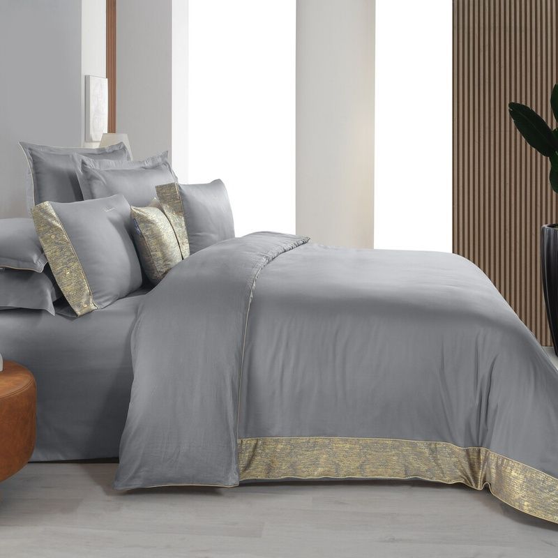 King Size комплект Sarev Voronej Grey 300 TC Сатин Преміум головне фото