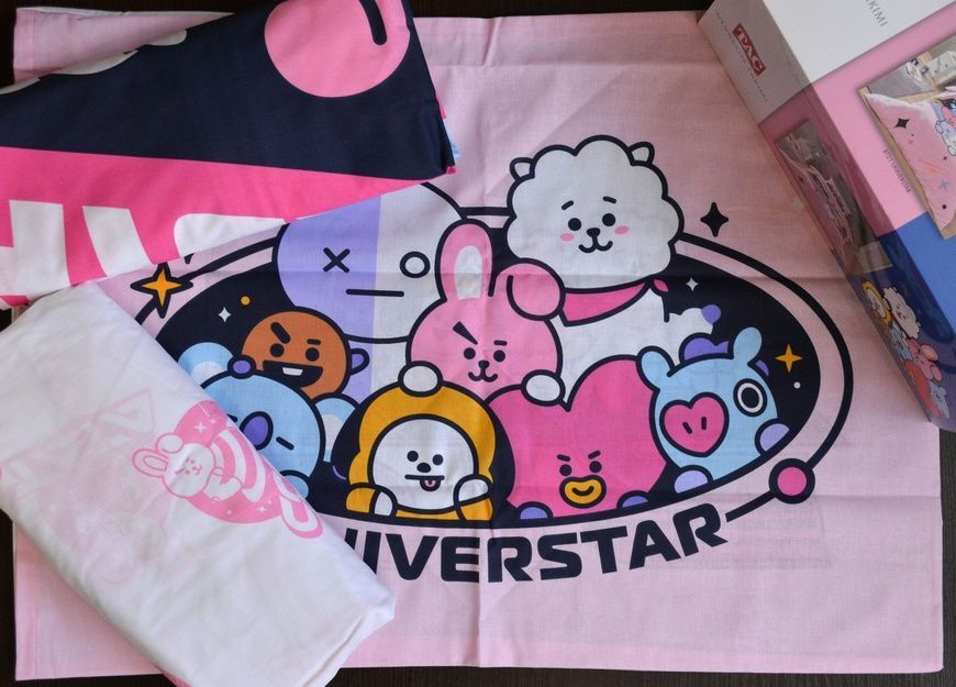 Підлітковий комплект Disney TAC Brawl Stars BT 21 Universtar Ранфорс / простирадло на резинці головне фото