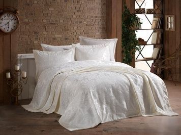 Покривало з наволочками Gardines Gul Cream 240 x 260 см головне фото