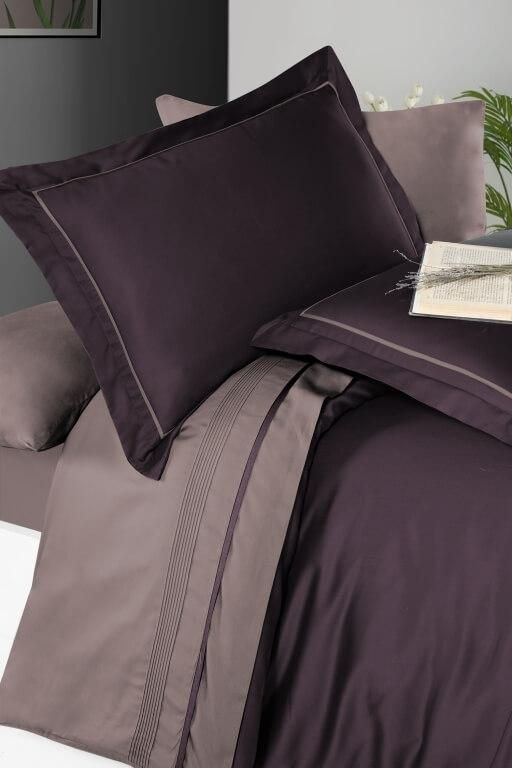 Євро комплект First Choice Serenity Purple Lilac 250 ТС Сатин Делюкс головне фото