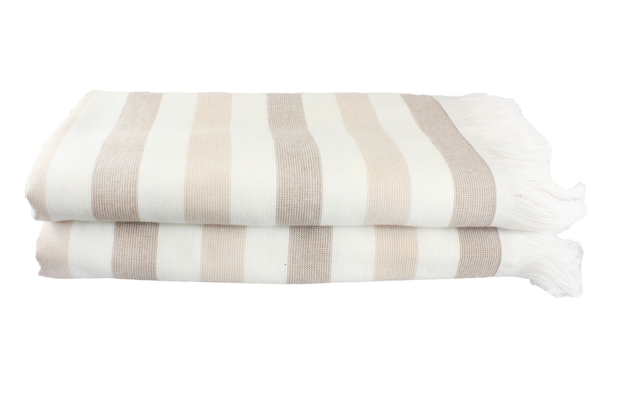 Рушник STRIPE Peshtemal 50*90 бежевий 340г/м2 315693 фото