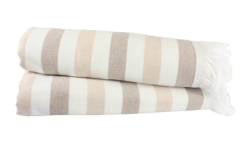 Рушник STRIPE Peshtemal 50*90 бежевий 340г/м2 315693 фото