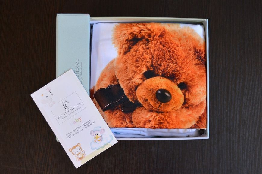 Комплект постельного белья для новорожденных First Choice - Bear Сатин главное фото