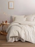 Евро комплект Cottonbox Esmira с вышивкой хлопок/лен главное фото