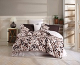 КПБ HOBBY Exclusive Sateen FIONA коричневий 200*220/4*50*70 179691 фото