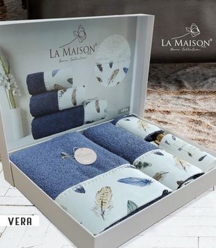 Подарунковий набір рушників з парфумом La Maison Vera Mavi головне фото