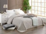 Махрове покривало з мереживом Moss Home Zeren Bej 220&times;240 см головне фото