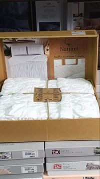 Євро комплект Naturel Ruffle White Ранфорс головне фото