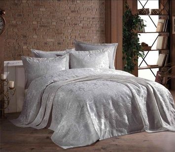 Покривало з наволочками Gardines Gul Grey 240 x 260 см головне фото