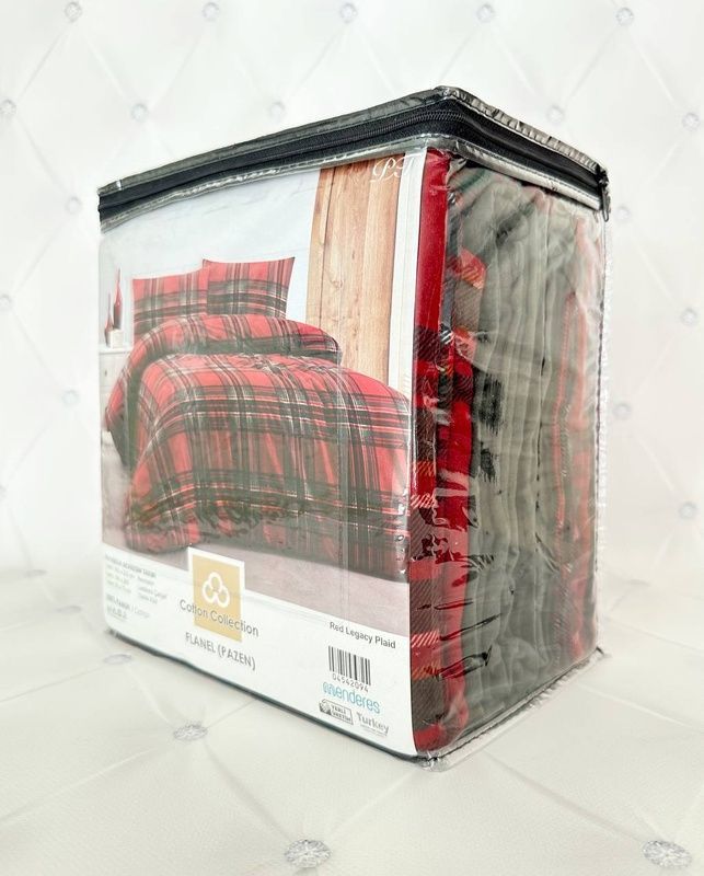Полуторний комплект Cotton Collection Red Legacy Plaid Фланель головне фото