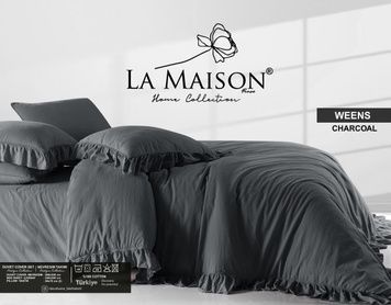 Євро комплект La Maison Weens Charcoal Варена Бавовна головне фото