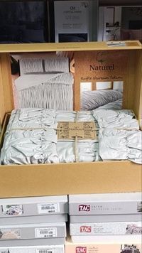 Євро комплект Naturel Ruffle Mint Ранфорс головне фото