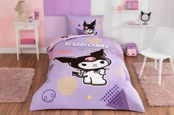 Підлітковий комплект Disney TAC Kuromi Pretty Ранфорс / простирадло на резинці головне фото