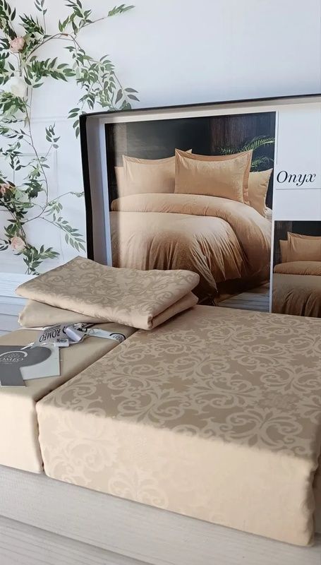 Євро комплект Romeo Home Onyx Kahve 220 TC Жаккард головне фото