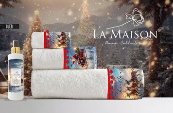 Подарунковий набір рушників з парфумом La Maison Olen головне фото