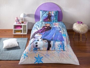 Підлітковий комплект Disney TAC Frozen Winter Ранфорс / простирадло на резинці головне фото