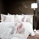 Євро комплект Dantela Vita Iz White 250 ТС Сатин з вишивкою