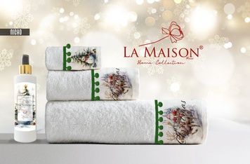 Подарунковий набір рушників з парфумом La Maison Nicho головне фото