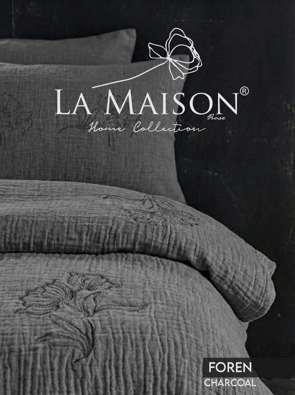 Євро комплект La Maison Foren Charcoal Муслін головне фото