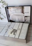 Євро комплект Romeo Home Novelle White 220 TC Жаккард головне фото