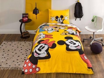 Підлітковий комплект Disney TAC Mickey and Friends Ранфорс / простирадло на резинці головне фото