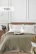 Летнее постельное белье Moss Home Palm Yesil с покрывалом 220*240 см фото 1