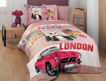 Полуторний комплект First Choice London 220 ТС Сатин головне фото