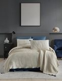 Евро комплект Dantela Drina Indigo Сатин+муслиновое покрывало главное фото