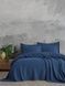 Хлопковое покрывало с наволочками Saheser Orella indigo 240*260см+две наволочки 50×70см
