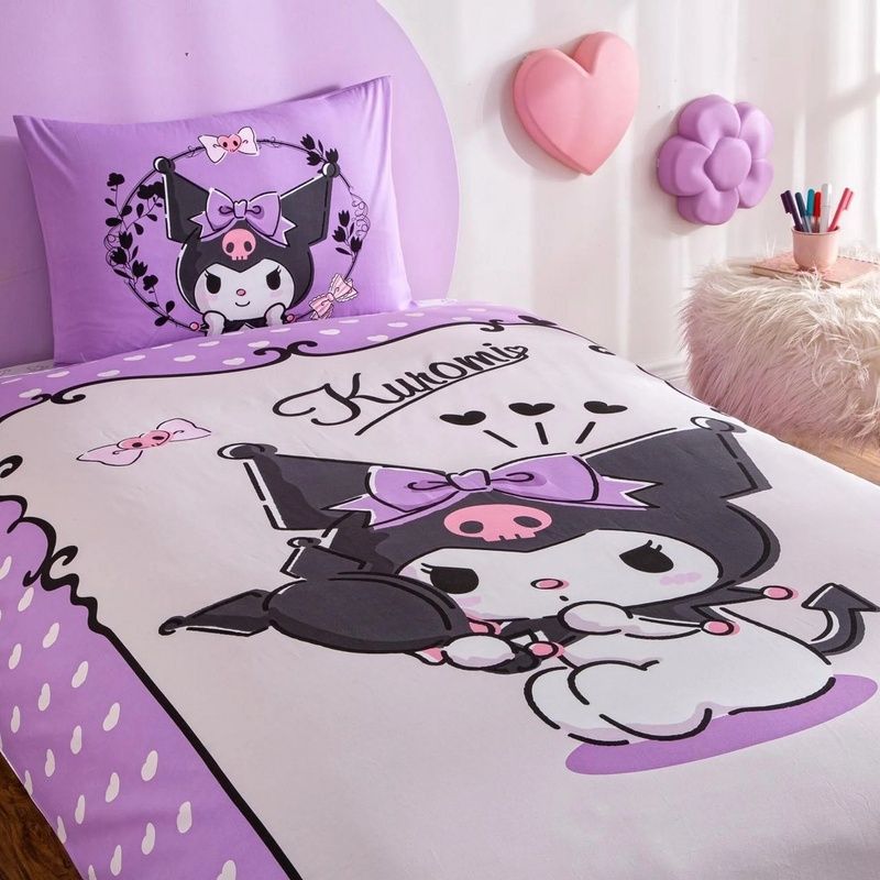 Подростковый комплект Disney TAC Kuromi Ранфорс / простыня на резинке главное фото